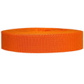 Strapworks Heavyweight Polypropylene Webbing - Heavy Duty Poly Strapping For Outdoor Diy Gear Repair, 1 Inch X 10 Yards - Orange