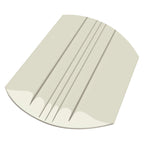 Megaware Keelguard Boat Keel And Hull Protector, 10-Feet (For Boats Up To 26Ft), Almond