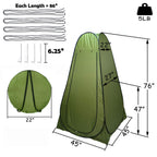Xkmt- Beach Portable Pop Up Changing Tent/Outdoor Privacy Tent/Camping Toilet Tent/Window Rain Shelter/Foldable With Carry Bag [