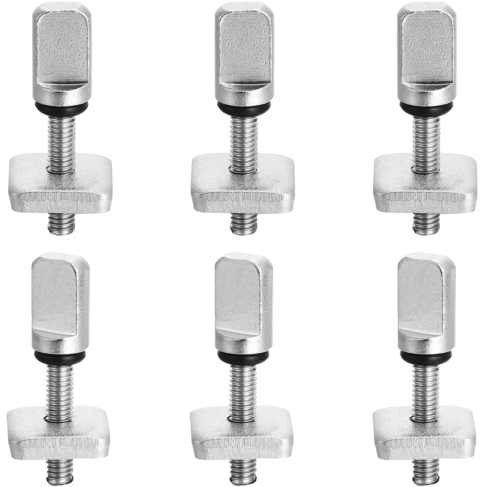 Ferraycle 6 Pieces Surfing Accessories No Tool Stainless Steel Fin Screw Thumb Fin Screw For Men Women Surfboard Surf Longboard 