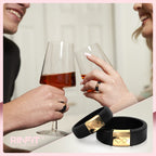 Rinfit Silicone Rings For Women - Silicone Wedding Bands Women - Infinity Ring With Metal Plate - Rubber Rings Women - Metalnfin