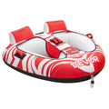 VEVOR Towable Tubes for Boating, 2-Rider Inflatable Boat Tubes and Towables, 340 lbs Capacity Water Sport Tubes for Boat to Pull