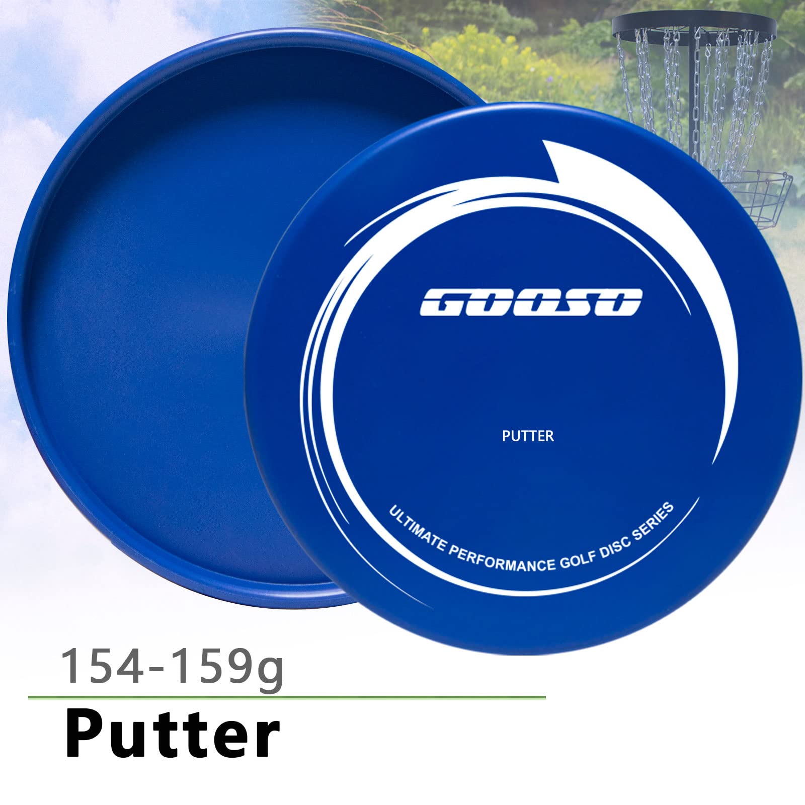 Disc Golf Set - Driver, Mid-Range And Putter Discs With Disc Golf Bag For Outdoor And Backyard, Comfortable Plastic, 6 Pack