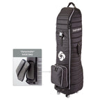 Samsonite Quilted Golf Travel Cover With Spinner Wheels And Detachable Shoe Bag, Midnight Black