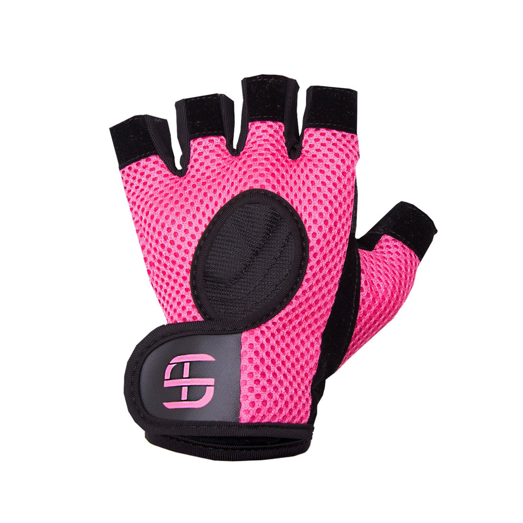 Shred & Tone Callasus Prevention Exercise Gloves, Pink, Medium