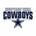 Rico Industries Nfl Football Dallas Cowboys Slogan Shape Cut Pennant - Home And Living Room D  Cor - Soft Felt Ez To Hang