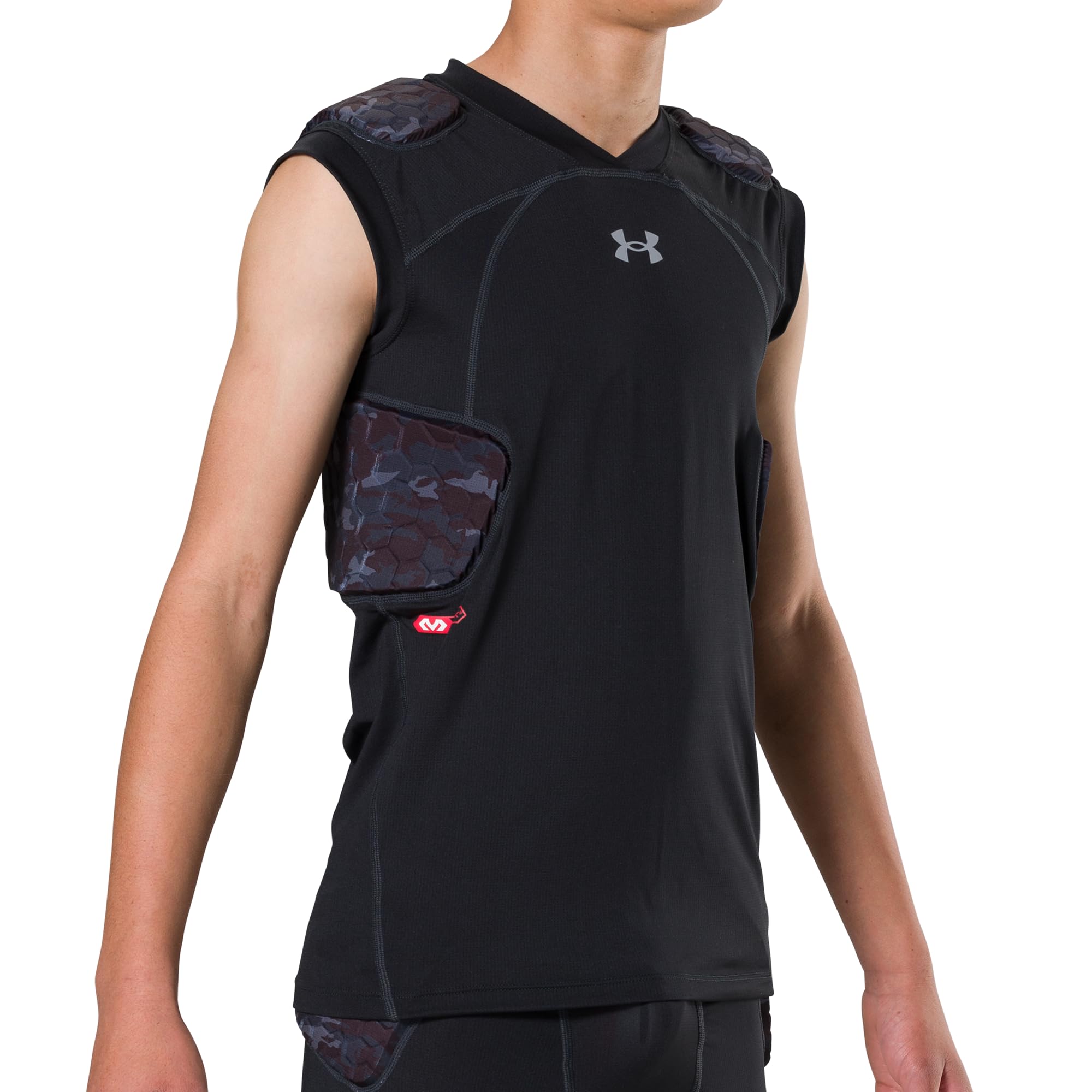 Gameday Armour Pro 5-Pad Top Nov YTH Black Camo XL