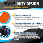 Perkhomy Webbing 1 Inch 1.5 Inch 2 Inch, 10 15 25 30 50 Yards Heavy Duty Strap For Bags, Lawn Chair, Gear, Luggage, Crafting, Re