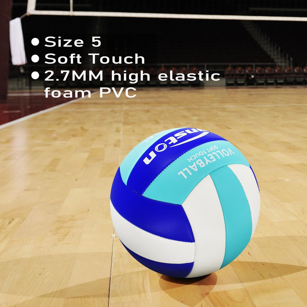 Senston Volleyball Official Size 5 - Waterproof Indoor/Outdoor Soft Volleyball For Kids Youth Adults,Beach Play, Game,Gym,Traini
