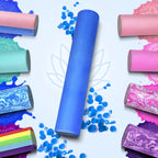 Yes4All 12 Inch Eva Foam Roller/Back Roller - High Density Foam Rollers, Foam Roller For Physical Red & Exercise (Blue)