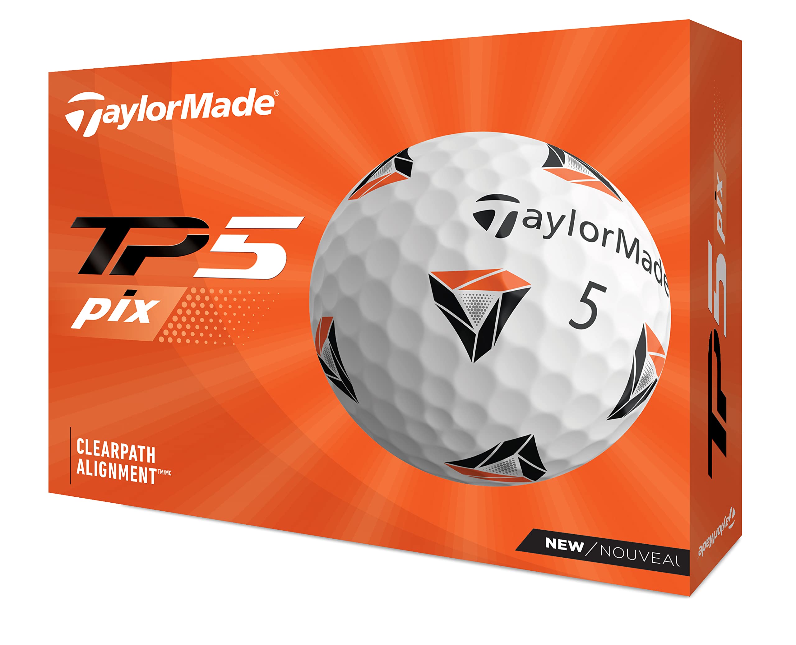 Taylormade 2021 Tp5 Pix 2.0 Golf Balls White