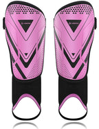 Upgraded Soccer Shin Guards For Kids Youth, Ce Certified Airsfish Shin Ankle Guard Sleeves Protection Gear For Boys Girls Soccer