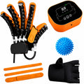 Robotic Hand Rehabilitation Glove, Smart Finger Exercise Therapy Device, Adjustable Intensity, Mirror Mode, Medium, Left Hand