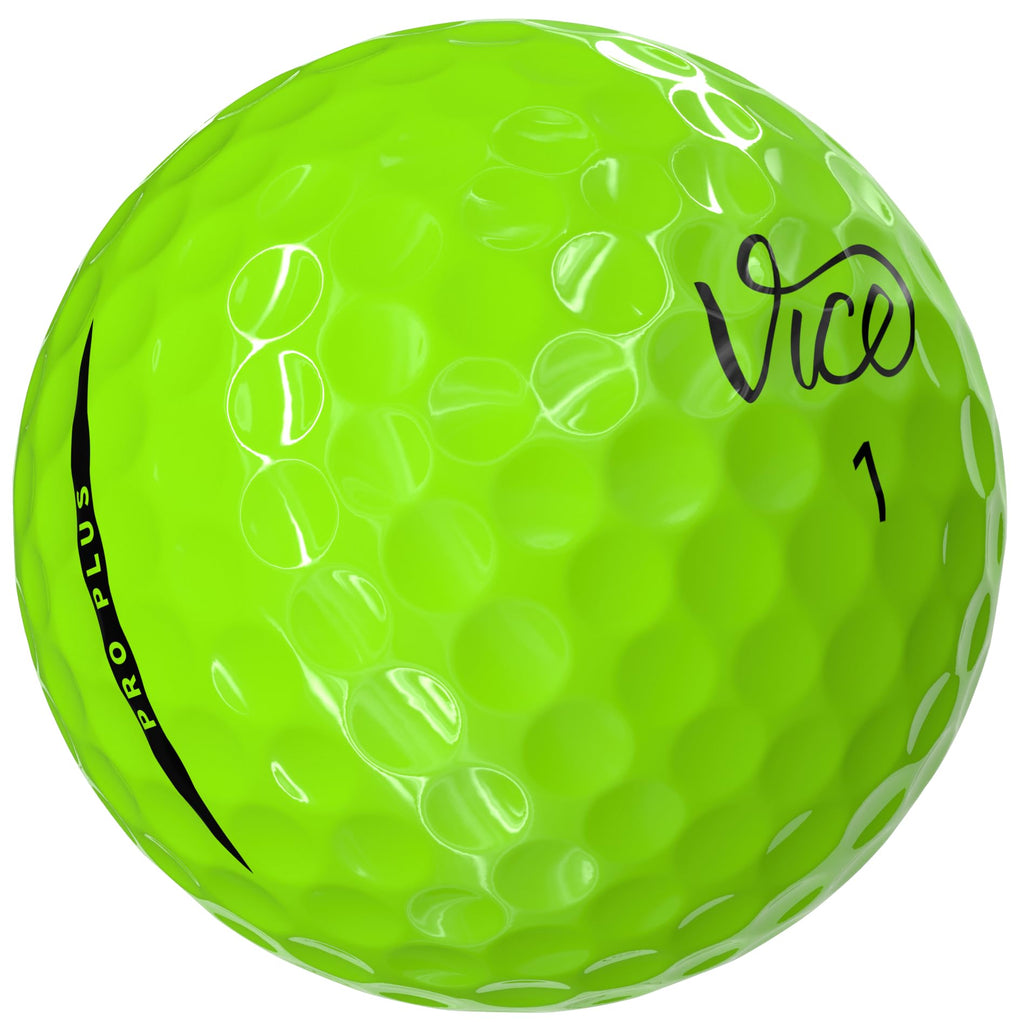 Vice Pro Plus Golf Balls (2025 Model) (Lime)