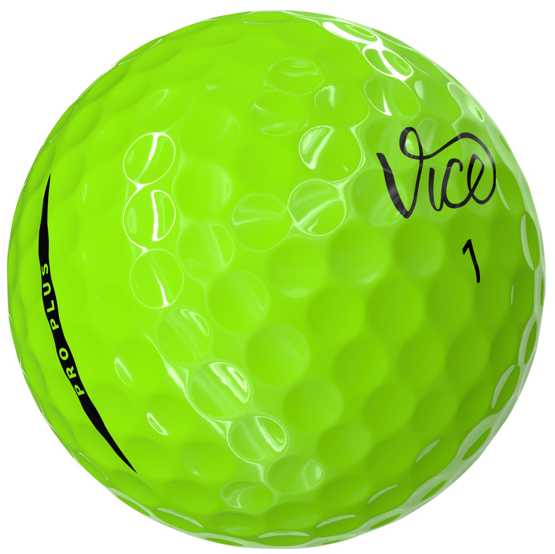 Vice Pro Plus Golf Balls (2025 Model) (Lime)