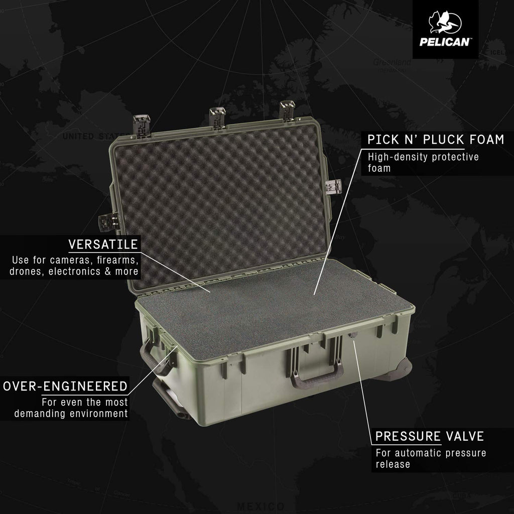 Waterproof Case Pelican Storm Im2950 Case With Foam (Black)