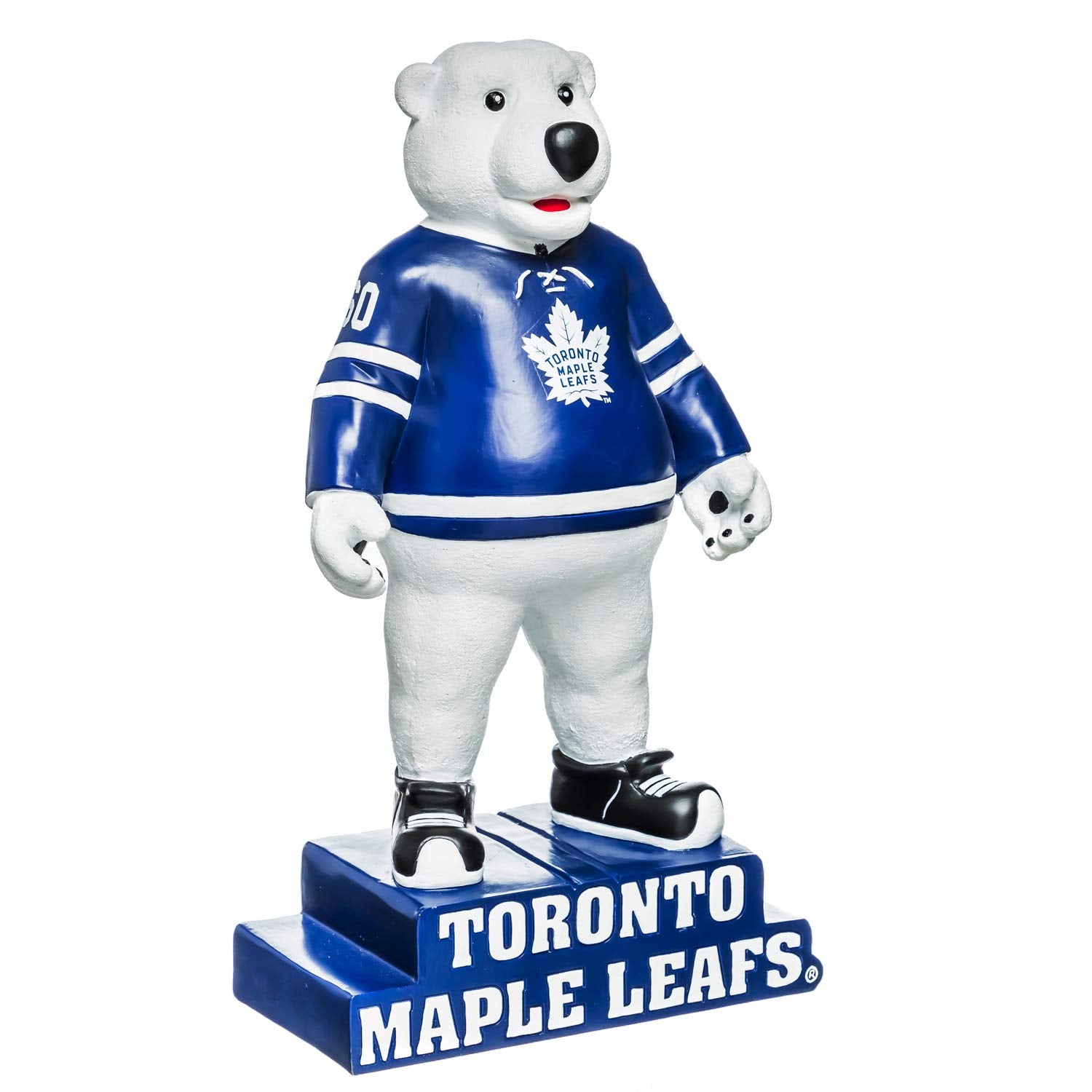 Team Sports America NHL Toronto Maple Leafs Fun Colorful Mascot Statue 12 Inches Tall