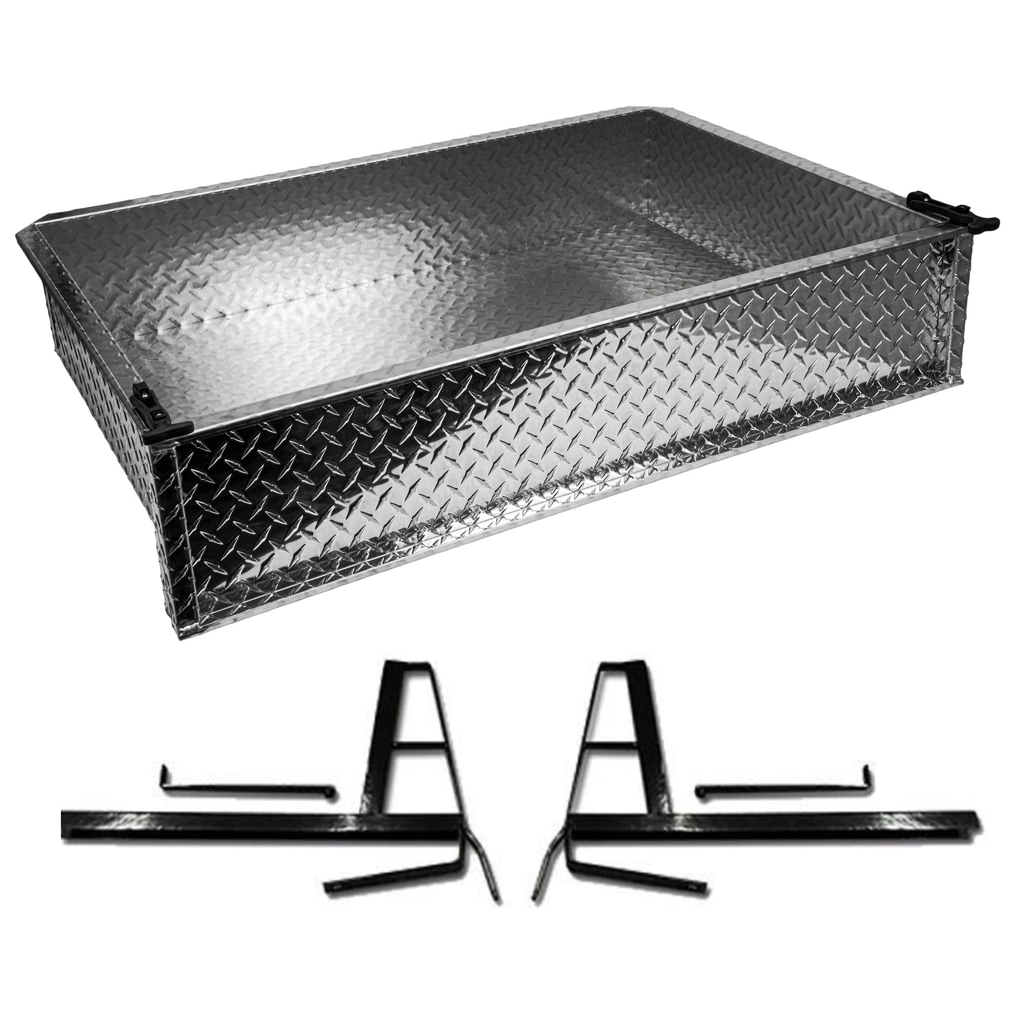 GTW Club Car DS Golf Cart Aluminum Cargo Box Kit | Compatible with 2000.5-Up Models