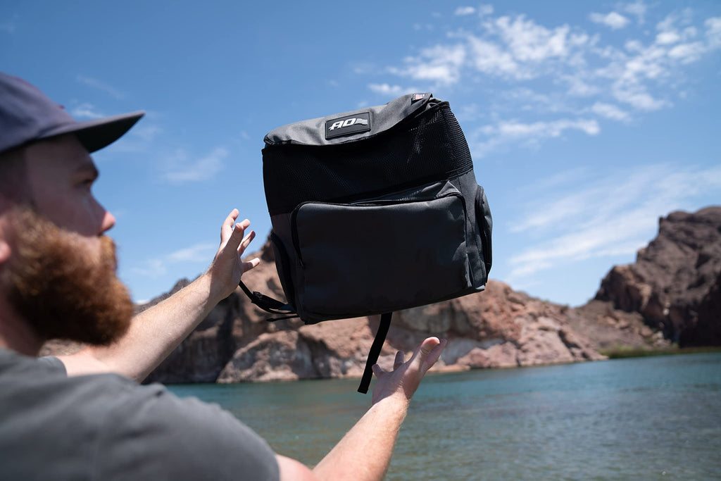 Ao Coolers Aobpbk 18-Pack Backpack Cooler - Black