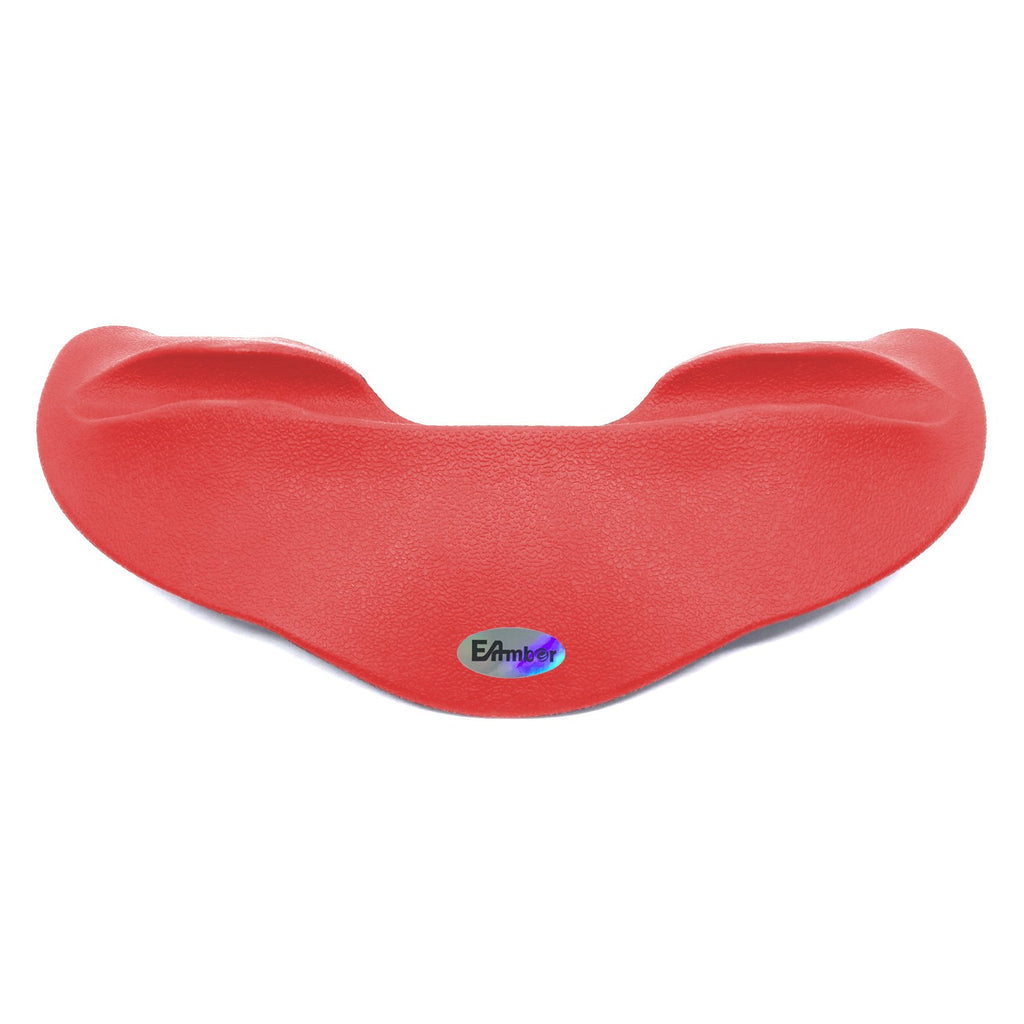Eamber Barbell Squat Pad Shoulder Pad Professional Tpe Dumbbell Squat Protective Cover Protection Pad Protector (Black) (Red)
