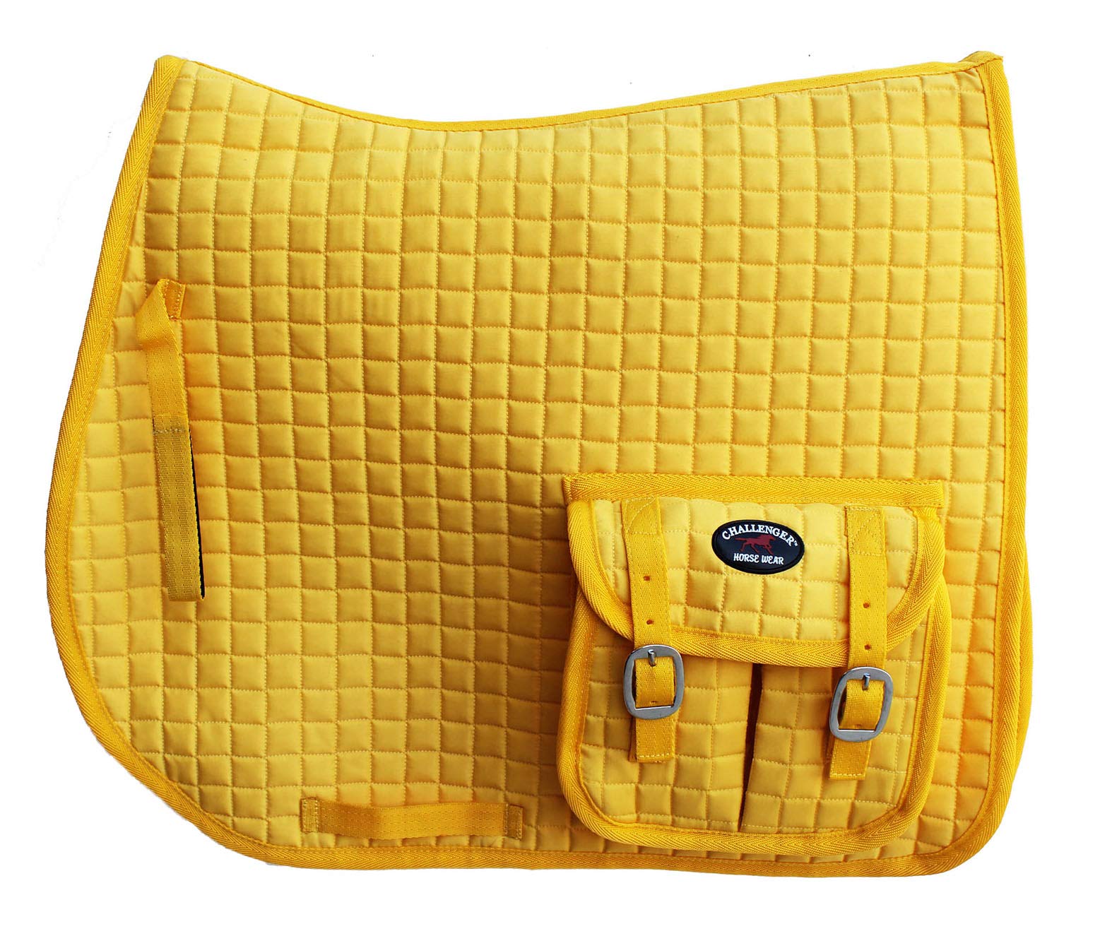 Challenger Horse Quilted English Contoured All-Purpose Saddle Pad 72129