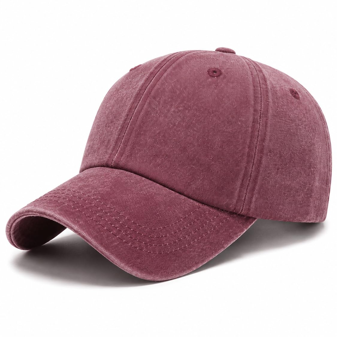 Store 2508 Washed Denim Cotton Baseball Cap For Men & Women, Adjustable Unisex Casual Hat, Breathable Soft Outdoor Travel Sports