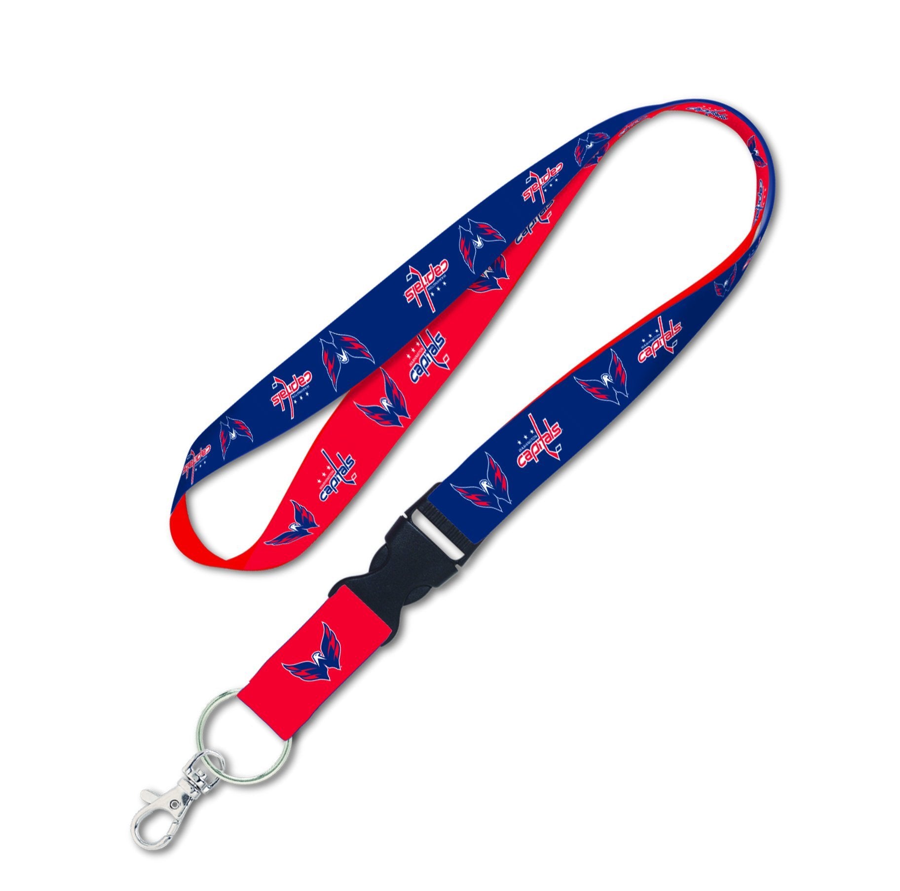 WinCraft NHL Washington Capitals Lanyard with Detachable Buckle, 1-Inch