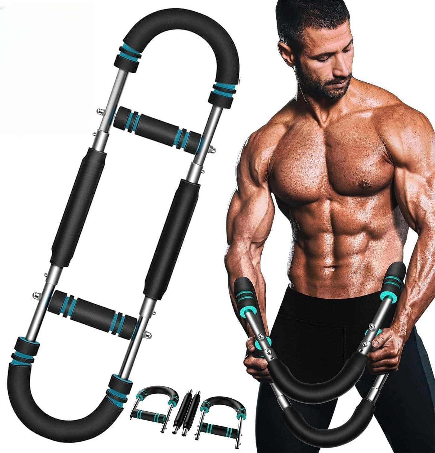 Twister Arm Trainer,Arm Trainer for Man,40-100lb Adjustable Arm Trainer with Chest Workout Equipment for Home Gym,Portable Home 