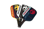 Gamma Polycore Series, Enhanced Pickleball Paddles, Graphite, Composite Power, Honeycomb Grip, Made In The Usa, 405 Black, White