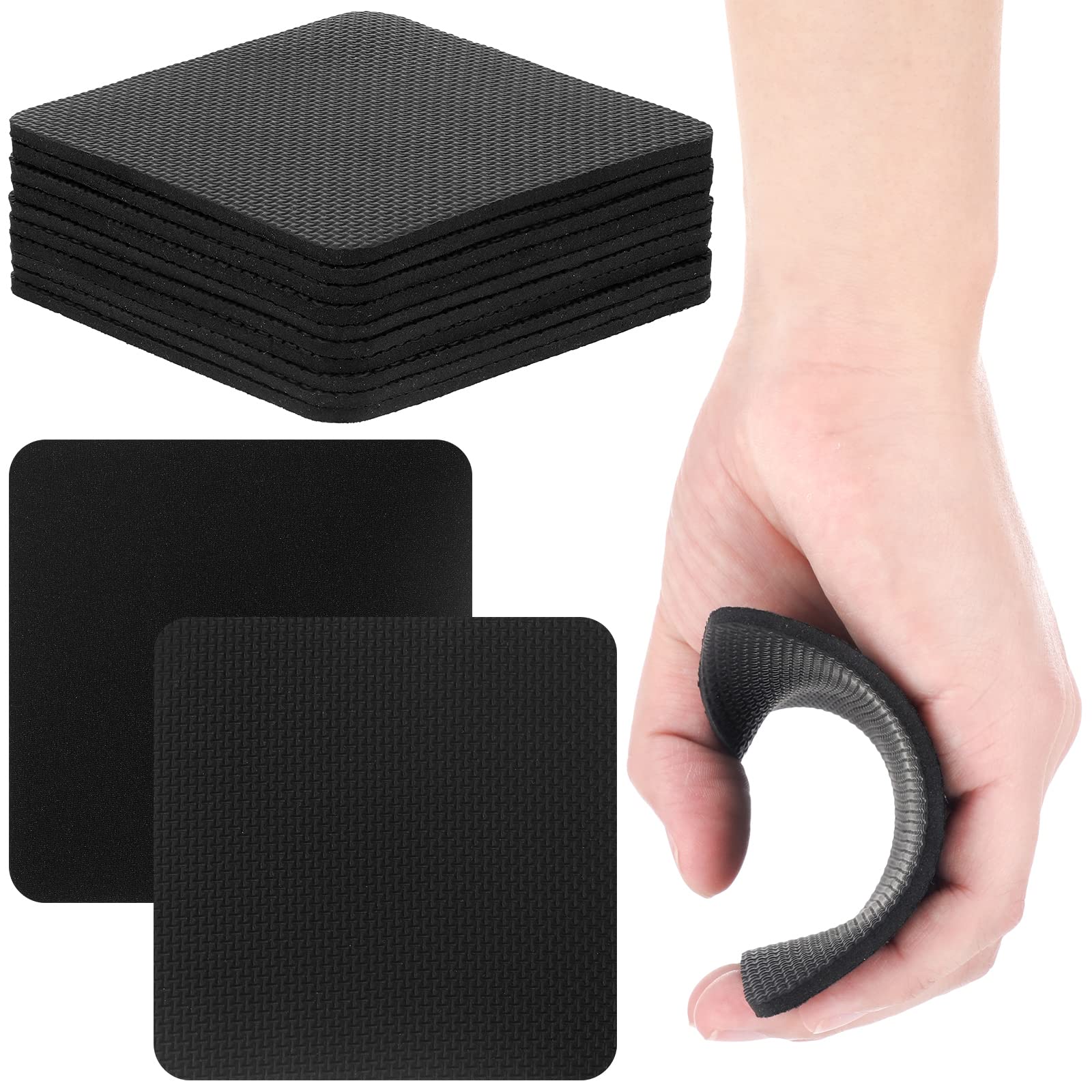 Zhanmai 10 Set Gym Grip Pads for Weight Lifting Workout Hand Pads Pull up Neoprene Comfort Weightlifting Light Gymnastics Hand G