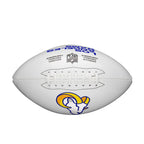 Wilson Nfl Live Signature Autograph Football - Official Size, Los Angeles Rams