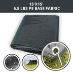Alvantor Heavy Duty Tarp Waterproof 15'X15' Tarpaulin Ground Trailer With Rust Grommet Weather Resistant Cover Outdoor Camping 1