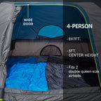 Camel Crown Tents For Camping 4 Person Tent Waterproof Easy Setup Backpacking Tents With Floor Mats 3/4/5 Person Family Tent For