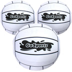 Gosports 12 Inch Xl Inflatable Volleyball, 3 Pack - Easier Rallies On An Epic Scale For All Skill Levels