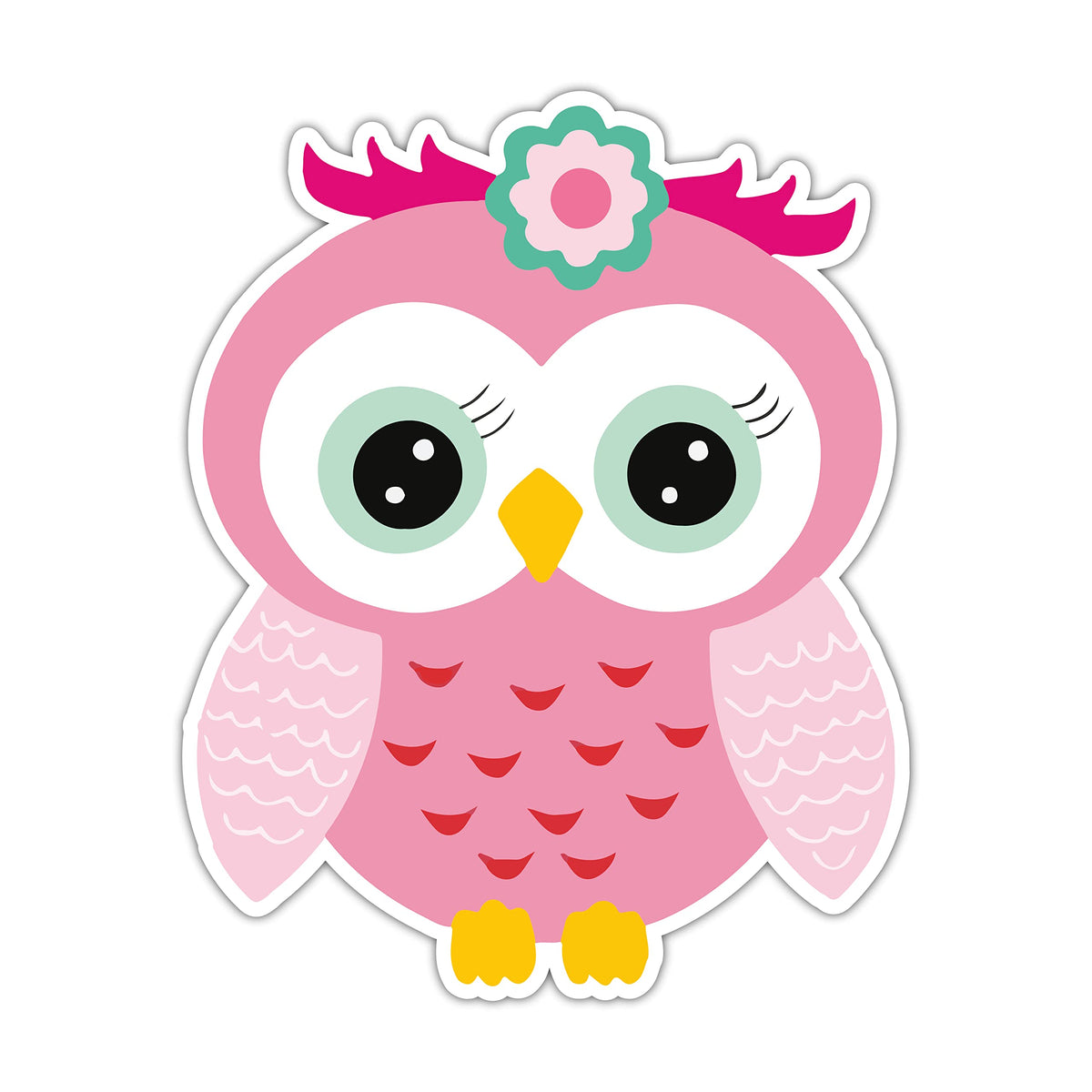 ISEE 360 Cute Owl Wooden Fridge Magnets for Gift and Home Decoration Multicolored L X H 3 x 2.3 Inch