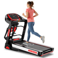 Sparnod Fitness Sth4400 Motorised Multifunction Foldable Treadmill For Home Use, 5Hp Peak Motor, 114 Km/H Speed, 15% Auto Incl