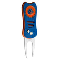 Team Golf Ncaa Boise State Broncos Retractable Divot Tool With Double-Sided Magnetic Ball Marker, Features Patented Single Prong