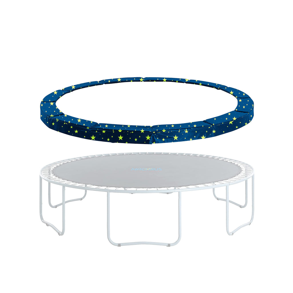 Machrus Upper Bounce Trampoline Replacement Safety Pad 6Ft - 16Ft Round-Trampolines Spring Cover Pvc Trampoline Skirt (Starry Ni