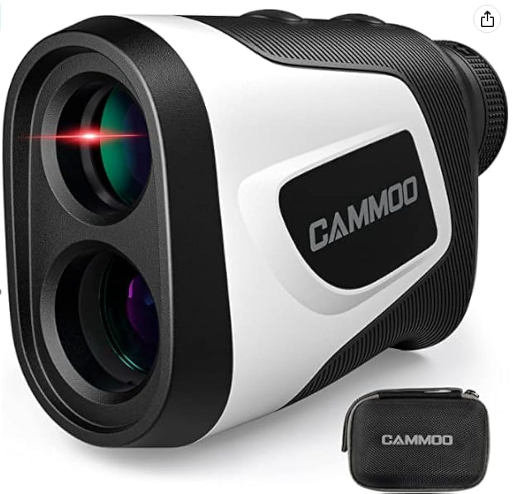 Cammoo Golf Hunting Rangefinder With Slope, 1100Y Range Finder Golfing With 5 Mode, 6X Magnification, Usb Charging, Clear&Accura