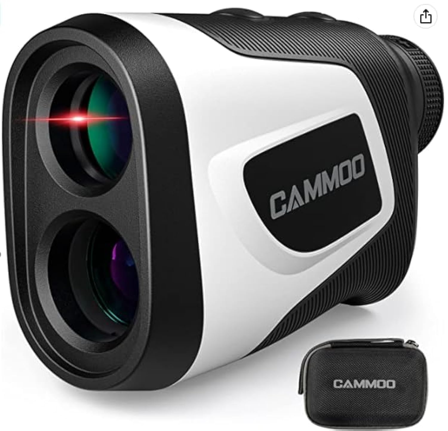Cammoo Golf Hunting Rangefinder With Slope, 1100Y Range Finder Golfing With 5 Mode, 6X Magnification, Usb Charging, Clear&Accura