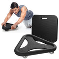 Foliam Home Gym Ab Roller/Indoor Ab Wheel for Abs Workouts/Dual Abdominal Exercise/Core Workouts for Men and Women