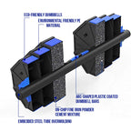 Vivitory Dumbbell Sets Adjustable Weights, Free Weights Dumbbells Set With Connector, Non-Rolling Adjustable Dumbbell Set, Weigh