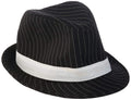 Loftus International Loftus 1920S Gangster Mob Boss Costume Pinstripe Fedora (Black)