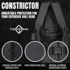 Caddydaddy Golf Constrictor 2 Travel Cover (Gunmetal)