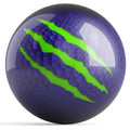 On The Ball Bowling Motiv Primal Spare Ball Purple/Lime Undrilled - Made Of Polyester - Made (14)