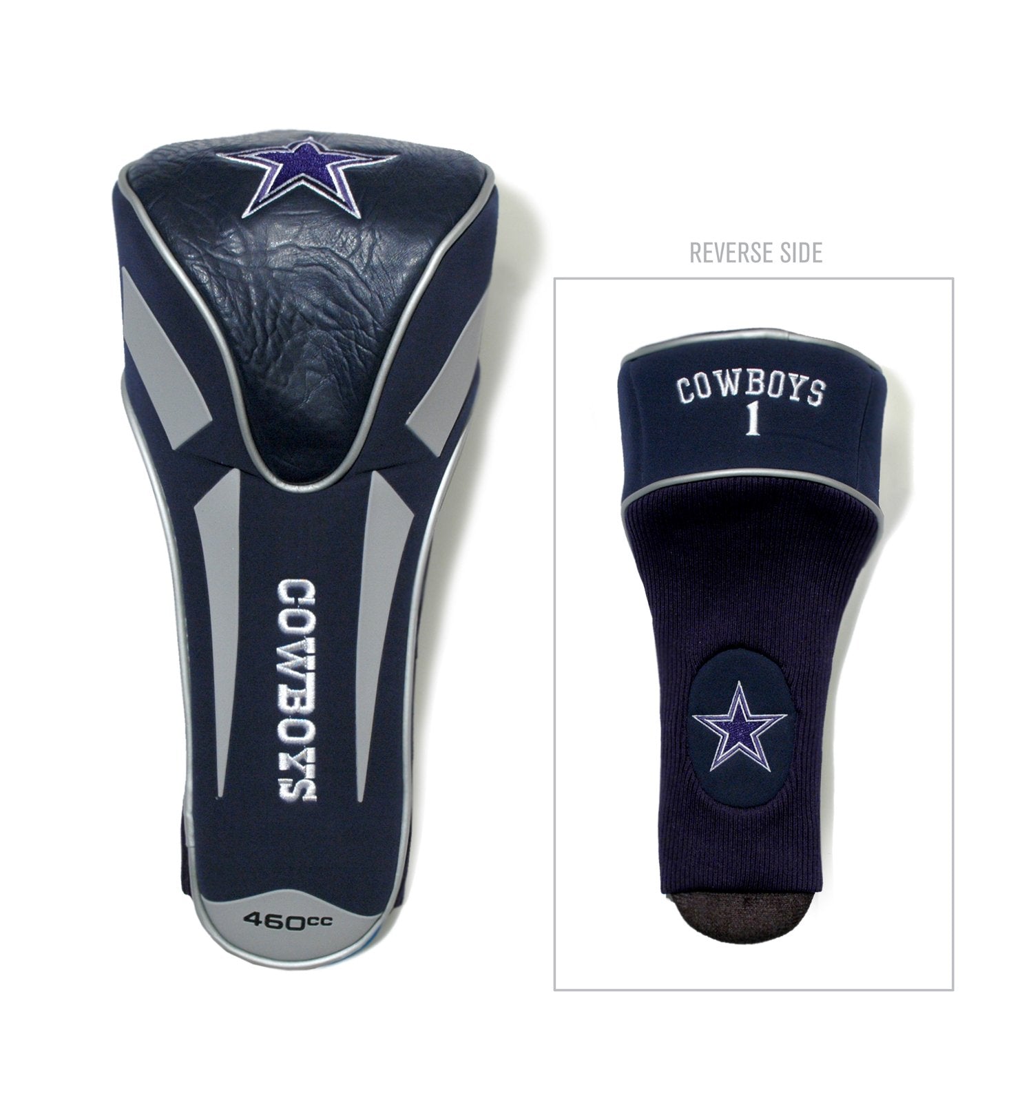 Team Golf Nfl Dallas Cowboys Single Apex Driver Head Cover Golf Club Single Apex Driver Headcover, Fits All Oversized Clubs, Tru