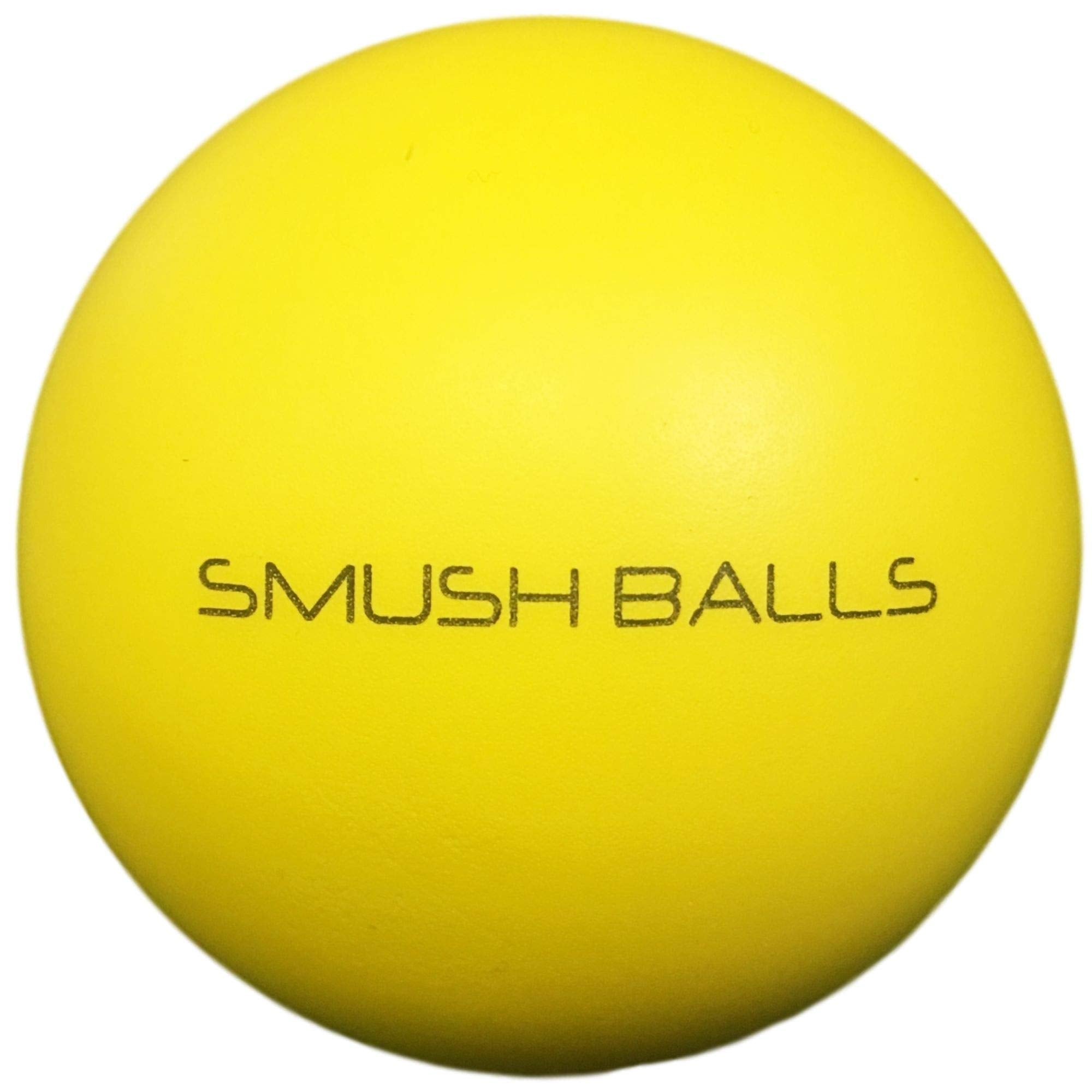 Smush Balls Smushballs The Ultimate Anywhere Batting Practice Baseball (Yellow, 12 Pack W/Bag)