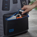 Built Welded Soft Portable Backpack Cooler With Wide Mouth Opening - Insulated And Leak-Proof Gray 5233505