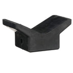 Attwood 11202-1 Boat Trailer Rubber Bow Stop V-Block, Black, 4-Inch By 4-Inch