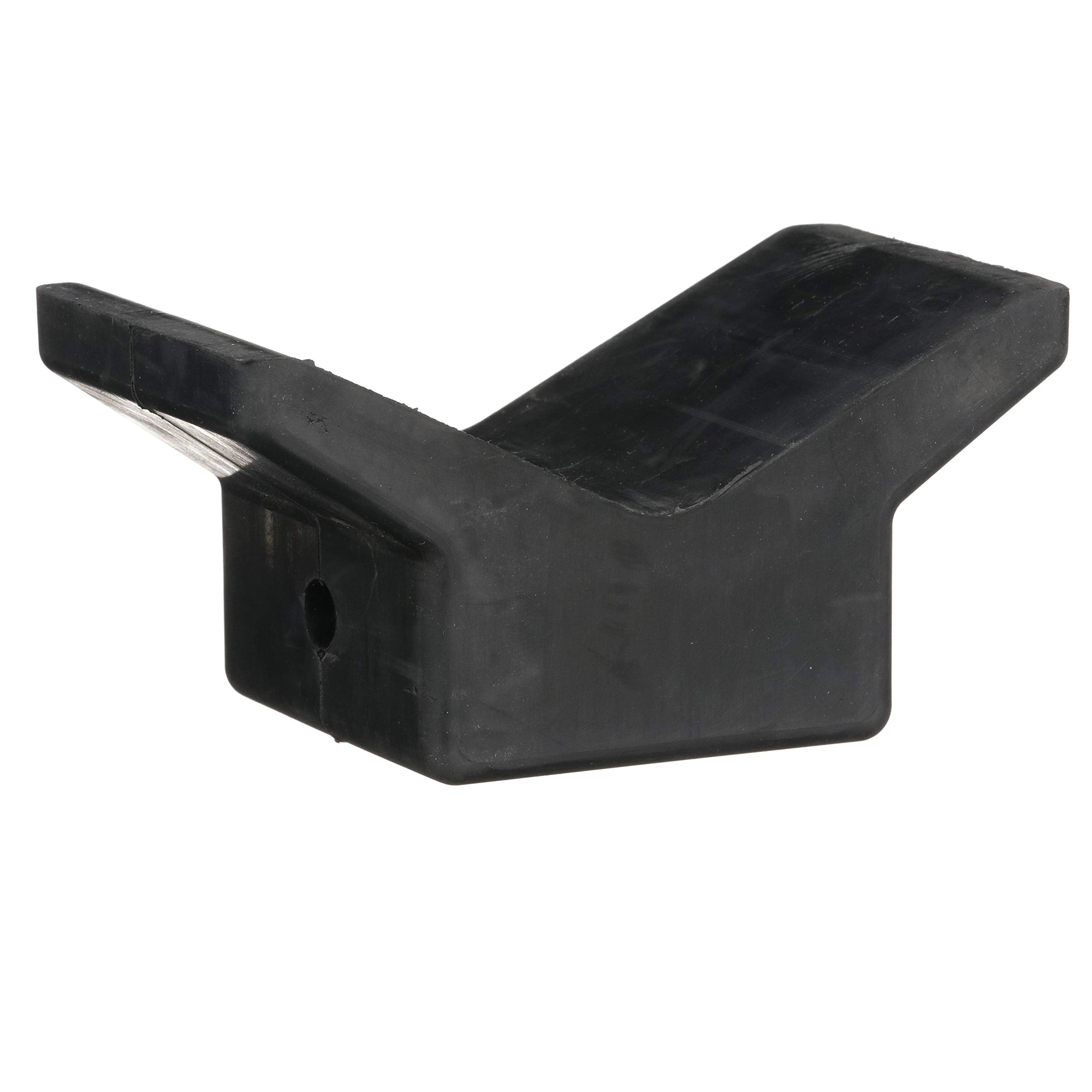 Attwood 11202-1 Boat Trailer Rubber Bow Stop V-Block, Black, 4-Inch By 4-Inch